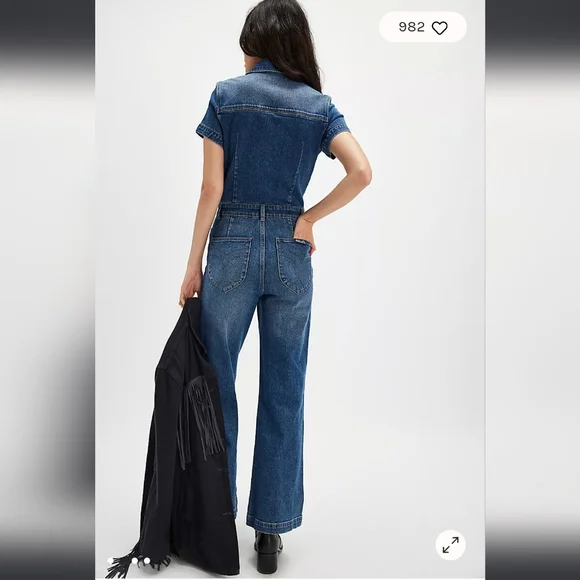 ROLLA'S NWT Sailor Jumpsuit Breaker in Mid Vintage Blue Size 8/s - Picture 11 of 13